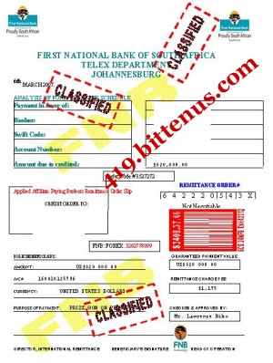 Applied Affiliate Paying Bankers Remittance Order Slip
